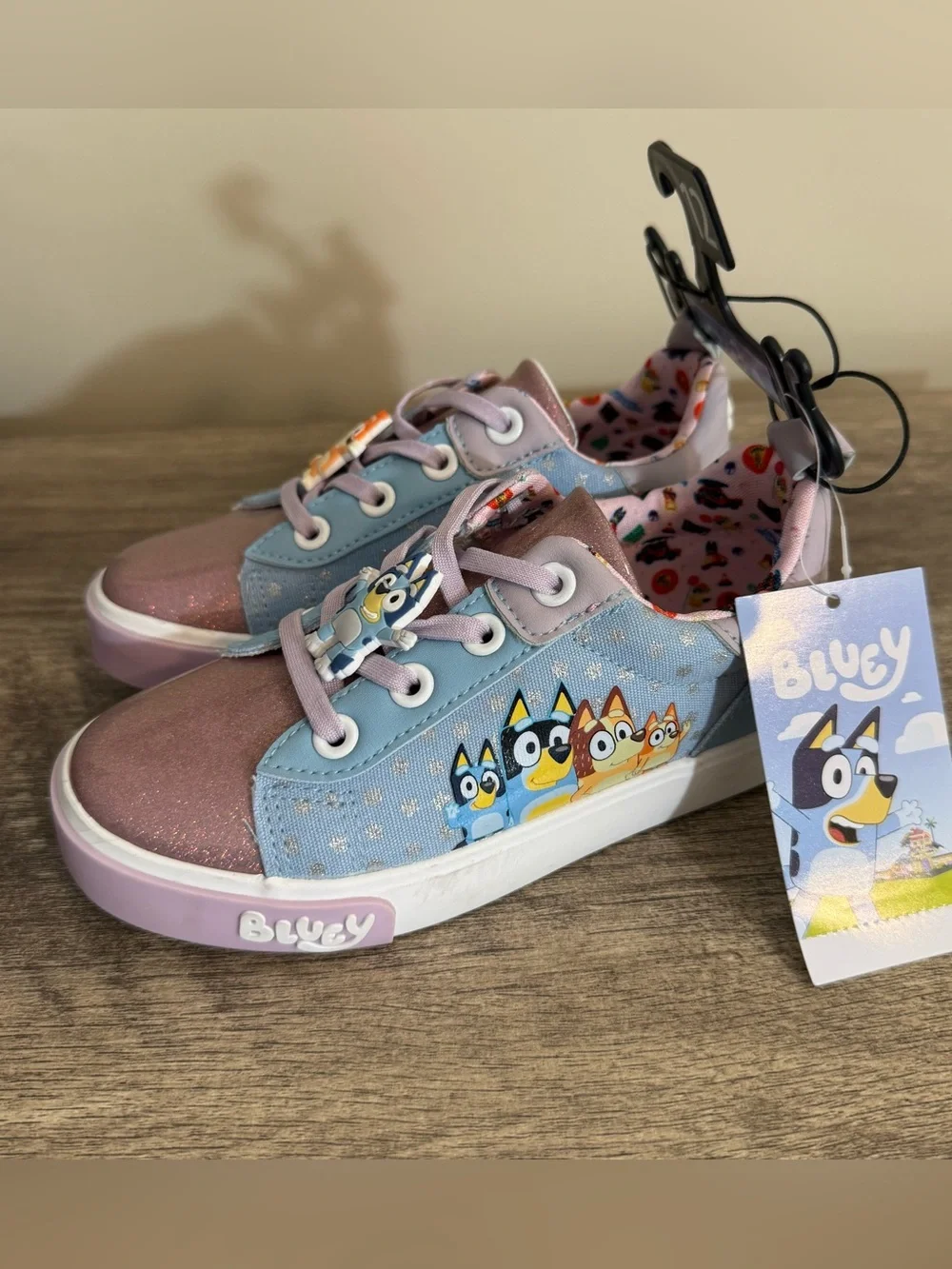 Bluey Sneakers Shoes Size 12 & Lunchbox NEW Back to School